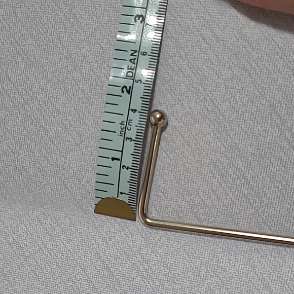 Antique Silver Plated Enamel/Rhinestone Handbag Table Hook - Picture 4 of 6